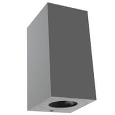 NORDLUX NORDLUX venkovní nástěnné svítidlo Canto Maxi Kubi 2 2x28W GU10 šedá čirá 49731010