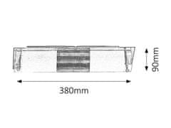 Rabalux Rabalux nástěnné svítidlo Periodic E14 2x MAX 40W chromová 5808