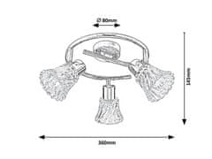Rabalux Rabalux bodové svítidlo Hestia E14 3x MAX 40W chromová 5301