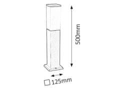 Rabalux Rabalux venkovní sloupkové svítidlo Bonn E27 1x MAX 60W matná černá IP44 8338