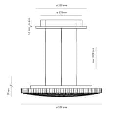 Artemide Artemide Calipso závěsné 2700K 0213W10A