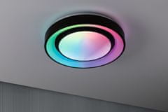 Paulmann PAULMANN LED stropní svítidlo Rainbow efekt duhy RGBW 230V 22W černá/bílá 70544