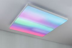 Paulmann PAULMANN LED Panel Velora Rainbow dynamicRGBW hranaté 595x595mm 3520lm RGBW bílá 79906