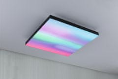 Paulmann PAULMANN LED Panel Velora Rainbow dynamicRGBW hranaté 450x450mm 2110lm RGBW černá 79908