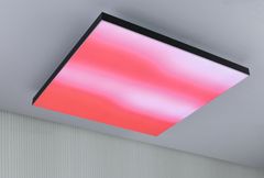 Paulmann PAULMANN LED Panel Velora Rainbow dynamicRGBW hranaté 595x595mm 3520lm RGBW černá 79909