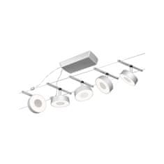 Paulmann PAULMANN LED lankový systém Circle základní sada 5x5W 3000K 230/12V matný chrom/chrom 94475