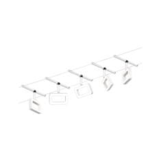 Paulmann PAULMANN LED lankový systém Frame základní sada 5x4,8W 3000K 230/12V bílá mat/chrom 94483