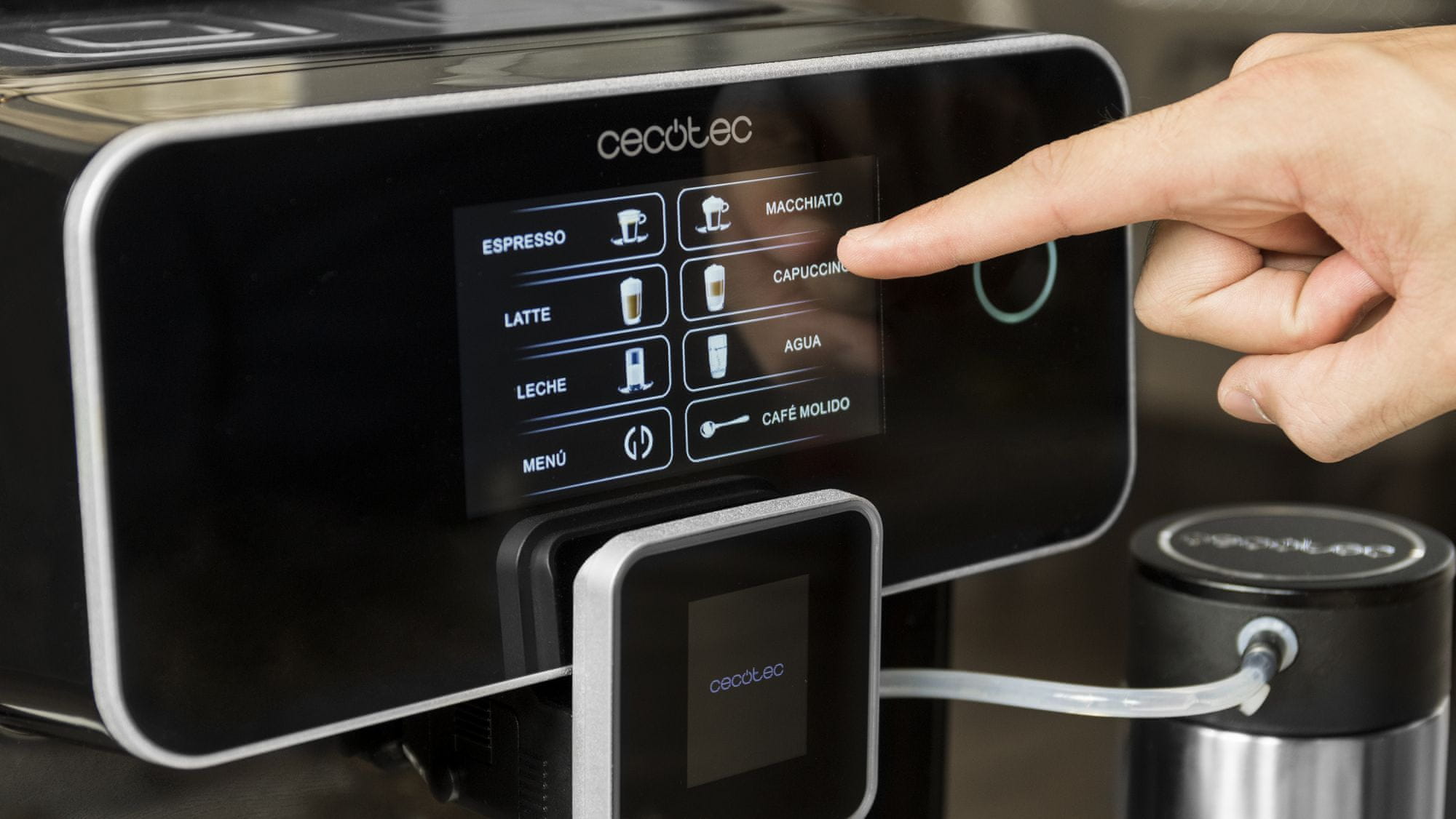 Cecotec Power Matic-ccino 8000 Touch Serie Bianca Cafetera Superautomática