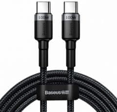 BASEUS Datový kabel Cafule USB-C PD2.0 100W 2m 20V 5A šedo-černý