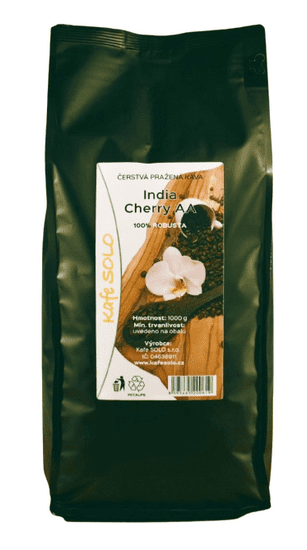 Kafe SOLO  Zrnková káva India Cherry ROYAL | 1000g