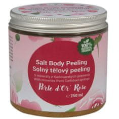 Solny těplový peeling (Růže 'Perle D'Or') 250ml