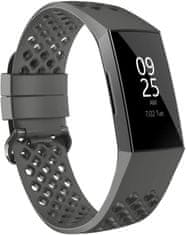 Devia řemínek na FITBIT Charge 3&4 L šedivý