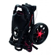 BagBoy Ruční tříkolový golfový vozík Nitron Black/Red