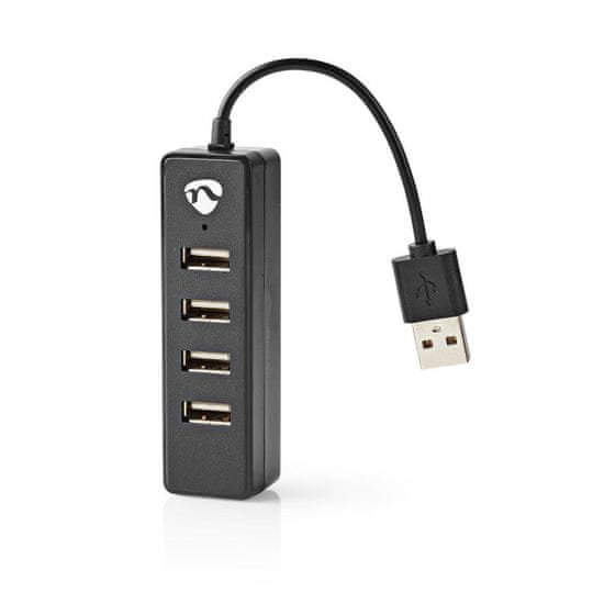 Nedis UHUBU2420BK externí čtyřportový USB 2.0 HUB