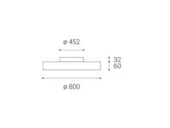 LED2 LED2 1111331D RINGO 80 P/N, W DIM 70 plus 6W 3000K 1111331D