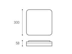 LED2 LED2 1230851 SQUARE II 30 25W 3CCT 1230851