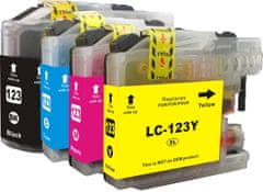 Tonerhaus Cartridge-SET Brother LC 123CMYK - kompatibilní