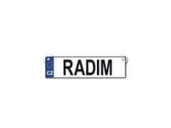 Nekupto Originální SPZ cedulka se jménem RADIM