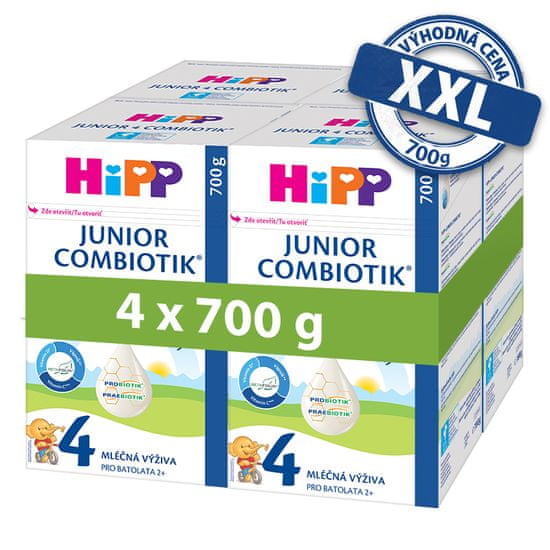 HiPP 4 Junior Combiotik Batolecí mléko 4x700 g