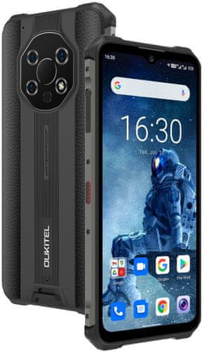 Oukitel WP13 odolný telefon vysoce výkonný odolný telefon IP69K IP68 vojenský standard odolnosti MIL-STD-810G vysoká kapacita baterie dlouhá výdrž duální fotoaparát NFC čtečka obličeje Bluetooth 5.1 18W rychlonabíjení Gorilla Glass infračervený  bezkontaktní teploměr vyspělá GPS 5G připojení podpora nejrychlejší sítě 5G internet