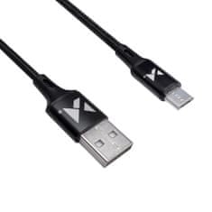 MG kabel USB / micro USB 2.4A 1m, černý