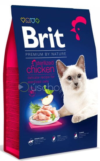 Brit Premium by Nature Cat. Sterilized Chicken, 8 kg