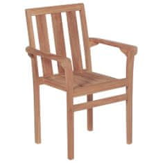 Vidaxl Zahradní židle 2 ks antracitové podušky masivní teakové dřevo