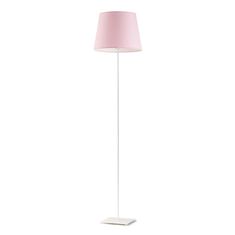 LYSNE.PL Lampa do obývacího pokoje PALERMO bílý rám, růžová