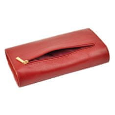 Gregorio Červená dámská kožená peněženka 