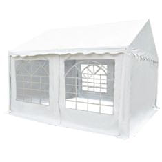 Greatstore Zahradní altán PVC 3 x 4 m bílý