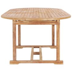 Petromila Rozkládací zahradní stůl (150–200) x 100 x 75 cm masivní teak