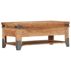 Greatstore Konferenční stolek 110 x 52 x 45 cm masivní akáciové dřevo