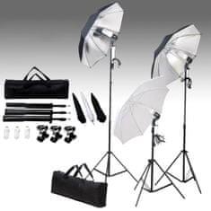 Greatstore Fotostudio set se sadou světel a fotopozadím