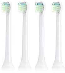 BMK Náhradní kompatibilní hlavice k zubním kartáčkům Philips, 4 ks - kompatibilní s Philips Sonicare W Optimal White Mini - HX6074/27