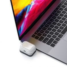 Satechi USB-C Wireless Charging Dock for AirPods (5W) ST-TCWCDM, vesmírně šedá