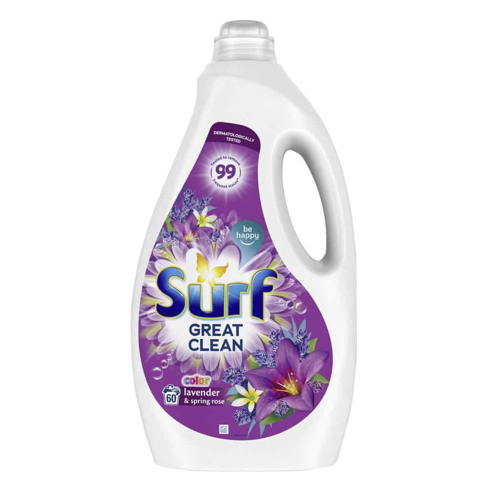 Surf Color gel Iris & Spring rose 3 l (60 praní)