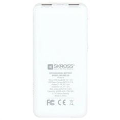 Skross  Powerbank Reload 20, 20000mAh, 2x 2A výstup, microUSB kabel, bílý