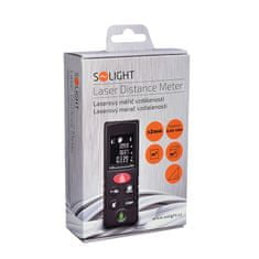Solight  Laserový měřič vzdálenosti, 0,05 - 40m, vodováha
