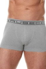 Brubeck Pánské boxerky 10050A grey, šedá, S