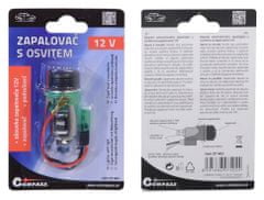 Compass Zapalovač 12V s osvitem EURO