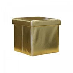ATAN Sedací úložný box zlatý