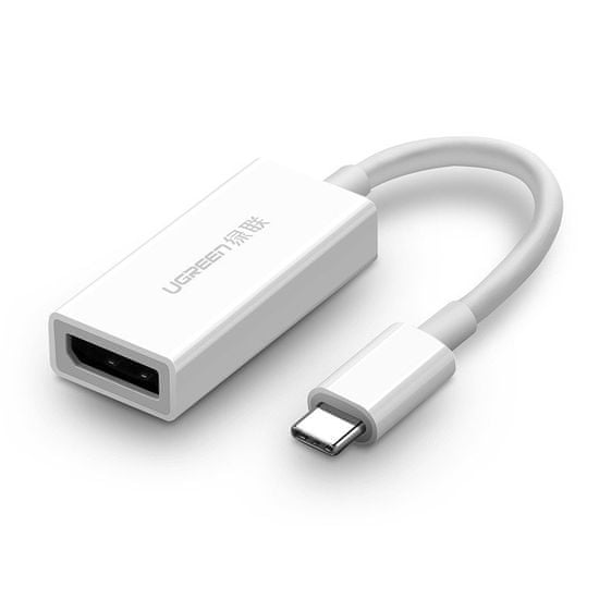 Ugreen MM130 adaptér USB-C / DisplayPort, bílý