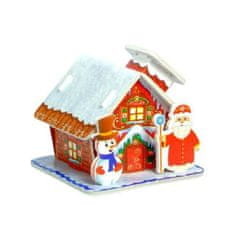 Kraftika Diy kit, 3d designer postavy "dům santa claus"