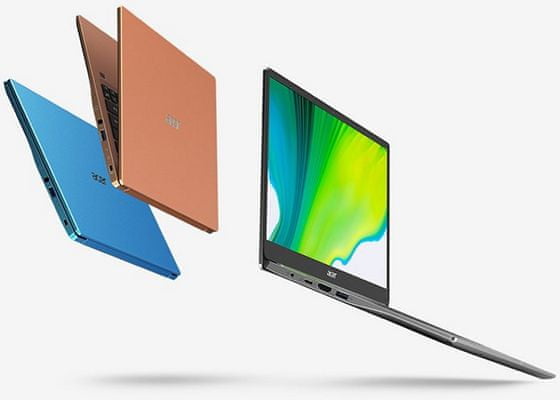 Ultrabook Acer Swift 3 14 palcov Full HD Intel Core i5 Iris Xe Graphics WiFi ax 512 GB SSD 8 GB RAM DDR4 výkon na rozdávanie hliníkový kryt odolnosť tenké vyhotovenie