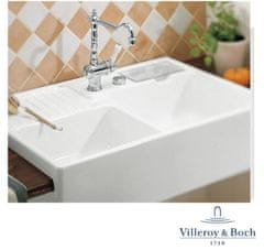 Villeroy & Boch Modulový keramický dvojitý dřez Double 895.2 Barva: bílá - White Alpin