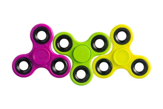 ORNATE Set barevných Fidget Spinnerů - 3 kusy (mix barev)