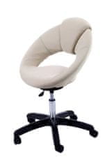 RedSpinal balanční fitness židle pro aktivní sezení, k ovládání PC jako herní židle, pratelný potah béžová