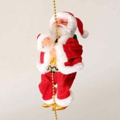 Netscroll Santa který přehrává hudbu a šplhá po laně, SantaStar