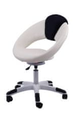RedSpinal balanční fitness židle pro aktivní sezení, k ovládání PC jako herní židle, lékařská bílá k časté desinfekci