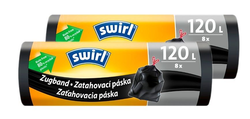 Swirl Zatahovací pytle na odpad MP 2 × 120L/8ks